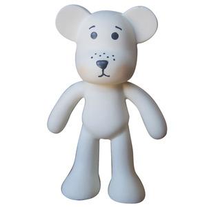 Oopsy bamse i naturgummi - hvid