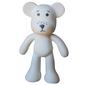 Oopsy bamse i naturgummi - hvid