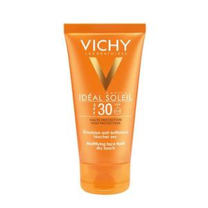Vichy Idéal Soleil Face Dry Touch SPF30 - 50 ml solcreme til ansigtet