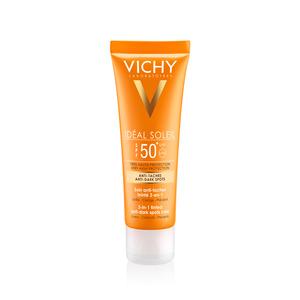 Vichy Ideal Soleil 3i1 Tinted Anti-dark Spot SPF 50+ pigmentforandringer pigmentpletter - Med24.dk