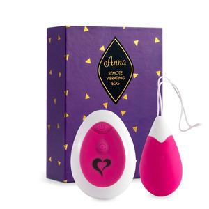 Feelztoys - Anna Fjernbetjent Vibrator Æg - pink