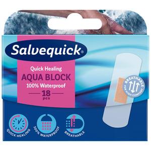Salvequick Aqua Block plaster - 18 stk