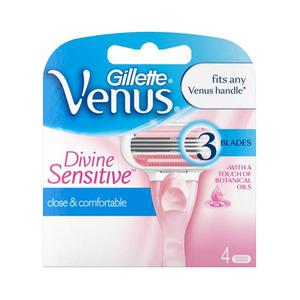 Gillette Venus Divine Sensitiv barberblade - 4 stk.