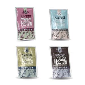 Plantforce Synergy Protein 4 forskellige varianter - 20 g