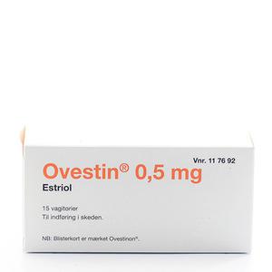 Ovestin Vagitorier, 0,5mg - 15 stk.