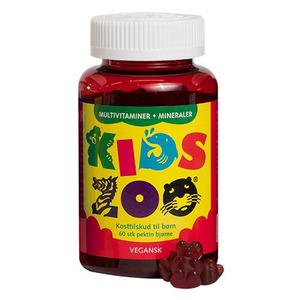 Kids Zoo vegansk multivitamin med mineraler til børn 60 stk