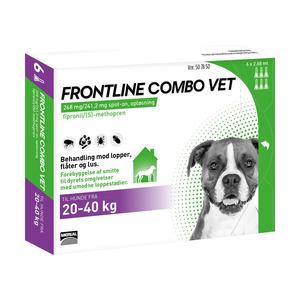 Frontline combo hund 20-40 kg i æske