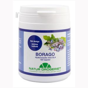 Natur-Drogeriet Borago hjulkroneolie 500 mg - 180 kapsler