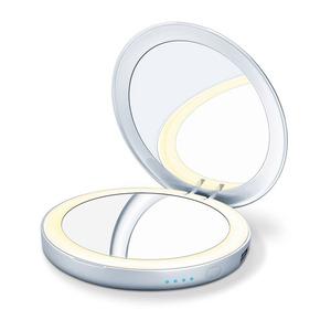 Beurer lille makeupspejl/powerbank lommespejl - Med24.dk