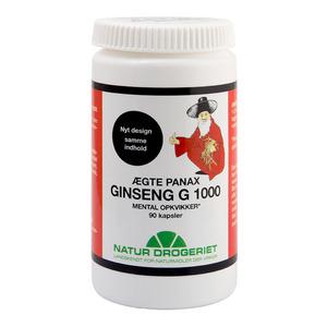 Natur-Drogeriet Ginseng Panax G1000 - 90 kapsler - Med24.dk