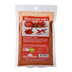 Natur-Drogeriet Chili (stødt), Økologisk - 100g - Med24.dk