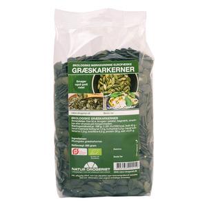 Natur-Drogeriet Græskarkerner europæisk Ø - 500 g - Med24.dk