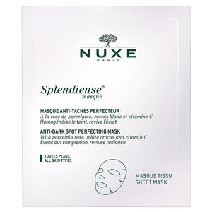 Nuxe Splendieuse Maske hjælper med synligt at reducere antallet og synligheden af pigmentforandringer.