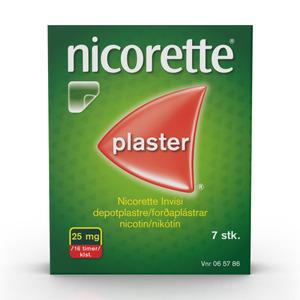 Nicorette Nikotin Invisi Plaster - 25mg/16t - 7 stk.