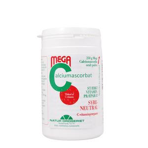 Natur-Drogeriet Mega C calciumascorbat C-vit - 250 gram