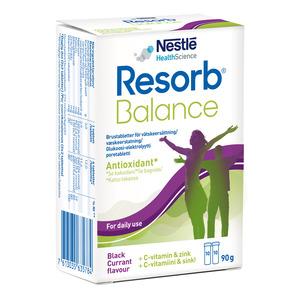 Resorb Balance med solbær smag 20 stk