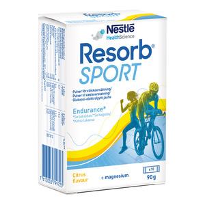 Resorb Sport til væskeerstatning med citrus smag 10 stk