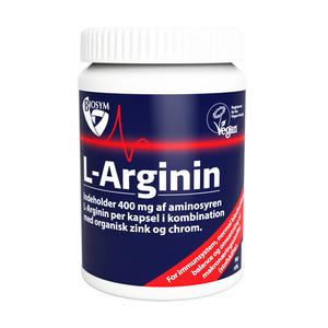 Biosym L-Arginin kosttilskud aminosyre nitrogenoxid kapsler - Med24.dk
