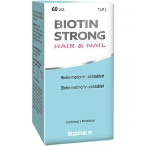 Biotin Strong hair & nail - 60 tabletter