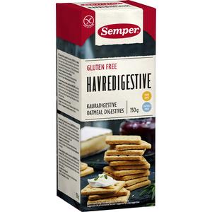 5: Semper havrekiks digestive glutenfri - 150 g