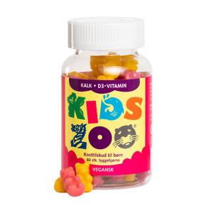 Kids Zoo Kalk + D tyggedyr - 60 stk