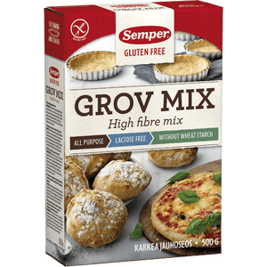 Semper grov brødmix glutenfri - 500 g