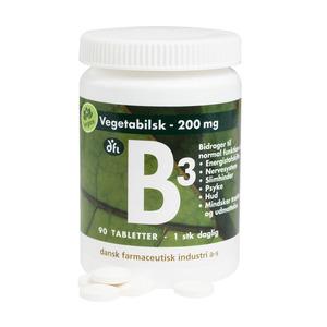 B3-vitamin, 200 mg - 90 tabl.