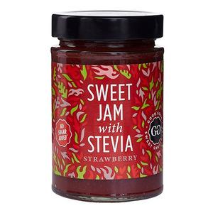 Good Good Jordbærmarmelade med Stevia - 330 g syltetøj marmelade - Med24.dk
