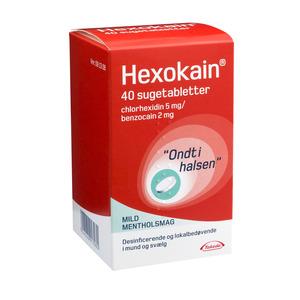 Hexokain - 40 sugetabletter mundbetændelse tandkødsbetændelse Med24.dk