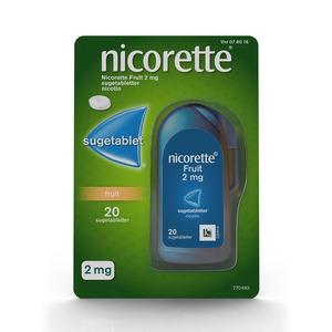 Nicorette Fruit 2 mg - 20 stk