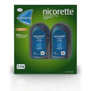 Nicorette Fruit 2 mg - 160 stk