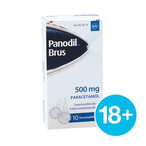 Panodil Brus 500 mg - 10 brusetabletter