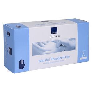 Abena Nitril handsker L u/pudder - 100 stk