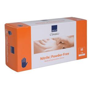 Abena Nitril handsker M u/pudder - 100 stk