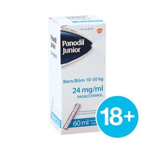 Panodil junior mikstur oral opløsning smertestillende febernedsættende børn