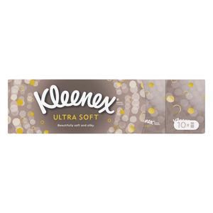 Kleenex Ultra Soft lommetørklæder mini - 10 pakker