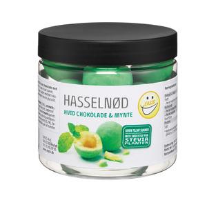 Easis hasselnød med hvid chokolade og mynte - 80 g