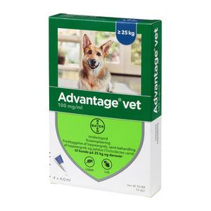 Advantage pour-on Vet hund, 25-40 kg
