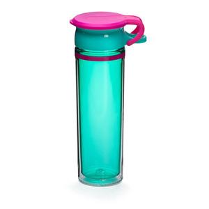 WOW Sports drikkedunk 600 ml - Turkis/pink