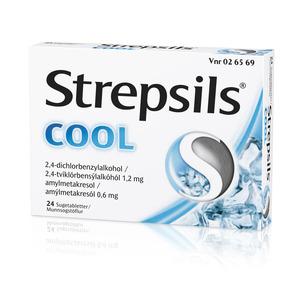 Strepsils Cool - 24 stk halspastiller - Med24.dk