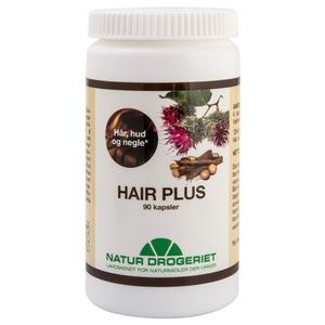 Natur-Drogeriet Hair Plus - 90 kapsler - Med24.dk
