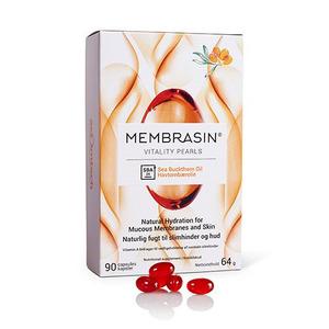 Membrasin Vitality Pearls bidrager til at vedligeholde normale slimhinder og hud 90 kapsler