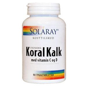 Solaray Koral Kalk tyggetablet - 90 tyggetabletter