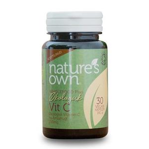 Nature's Own Økologisk Vitamin C Ø - 30 stk - Med24.dk