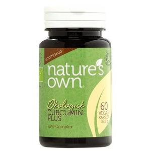 Nature's Own Økologisk Curcumin Plus Ø - 60 stk - Med24.dk
