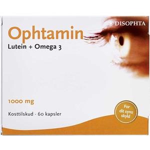 Ophtamin Omega 3 + Lutein - 60 kapsler