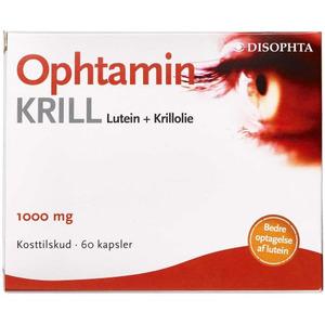 Ophtamin Krill + Lutein - 60 stk øjne syn - Med24.dk