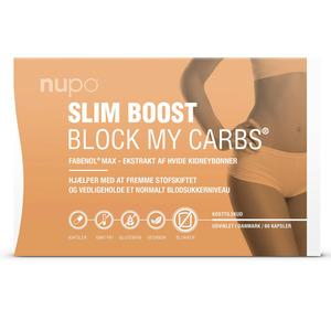 Nupo Slim Boost BLOCK MY CARBS - kulhydratblokker - 60 stk