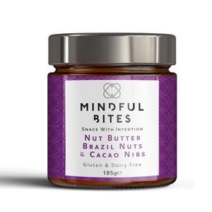 Mindful Bites Nøddesmør Brazil Nuts & Cacao Nibs 185 g