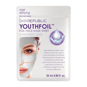 Skin Republic Youthfoil Face Mask ansigtsmaske hyaluronsyre - Med24.dk